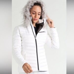 HOST PICK Spyder Timeless Hoody Faux Fur Down Jacket Size Small